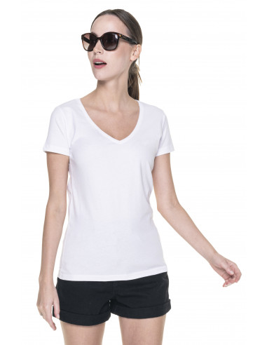 Promostars T-Shirt Ladies V-Neck 22200