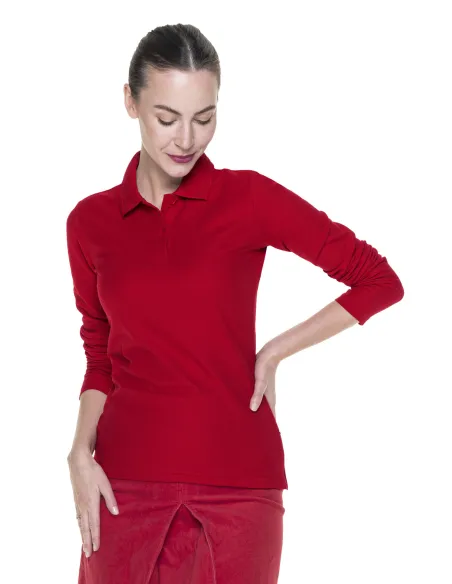 Promostars KOSZULKA POLO LADIES’ LONG COTTON