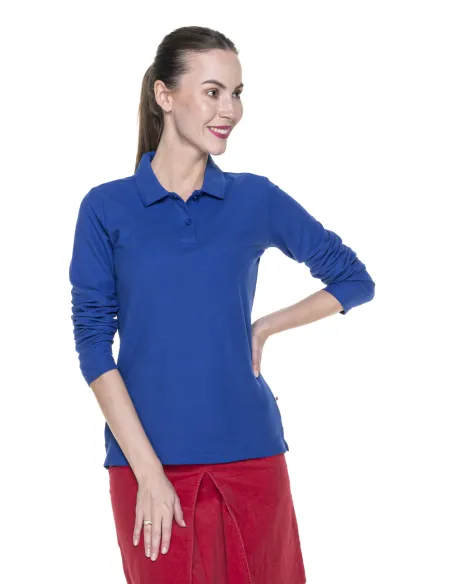 Promostars KOSZULKA POLO LADIES’ LONG COTTON