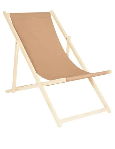 LEŻAK DREWNIANY DECKCHAIR BE