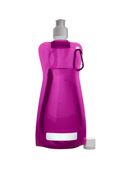 Składany bidon 420 ml z karabińczykiem-V6503