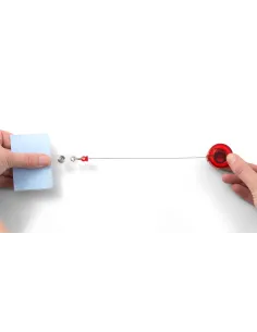 Ski pass, rozciągany przewód ok. 80 cm-V6528 2