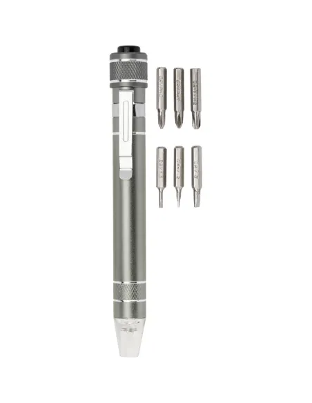 Śrubokręt, 6 końcówek, lampka LED-V5764