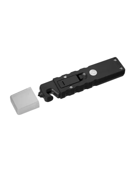 Latarka bezpieczeństwa 4 LED COB, przecinak do pasów, młotek bezpieczeństwa-V9732