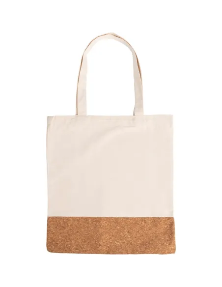 Torba bawełniana na zakupy z korkowym elementem-V0578