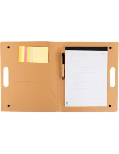 Teczka konferencyjna, notatnik ok. A4, długopis, karteczki samoprzylepne-V2954