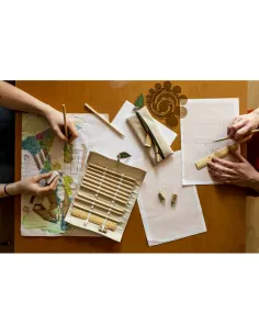 Zestaw szkolny, piórnik, ołówek, długopis, linijka, gumka i temperówka | Landon-V7365 2