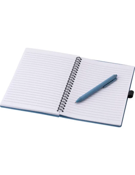 Notatnik ok. A5 ze słomy pszenicznej z długopisem-V0238