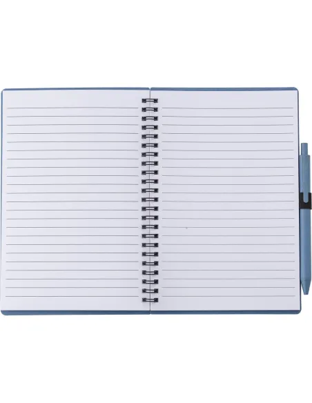 Notatnik ok. A5 ze słomy pszenicznej z długopisem-V0238