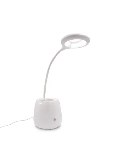 Lampka na biurko, głośnik bezprzewodowy 3W, stojak na telefon, pojemnik na przybory do pisania | Asar-V0188