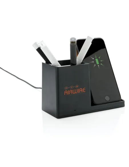 Ładowarka bezprzewodowa 10W, organizer na biurko Ontario-P308.40