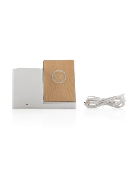 Ładowarka bezprzewodowa 10W, organizer na biurko Ontario-P308.40