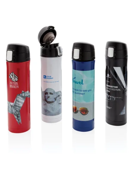 Kubek termiczny 450 ml, stal nierdzewna z recyklingu-P435.50