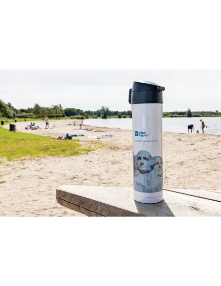 Kubek termiczny 450 ml, stal nierdzewna z recyklingu-P435.50