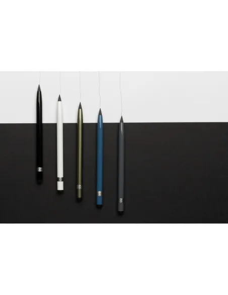 Aluminiowy "wieczny" ołówek z gumką-P611.12