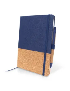 Korkowy notatnik A5 z długopisem | Layla-V0056