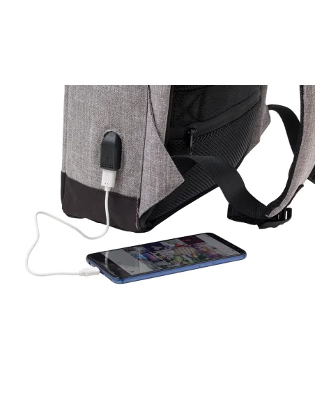 Plecak na laptopa 13", chroniący przed kieszonkowcami-V0610