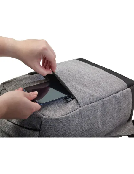 Plecak na laptopa 13", chroniący przed kieszonkowcami-V0610