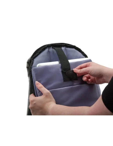 Plecak na laptopa 13", chroniący przed kieszonkowcami-V0610