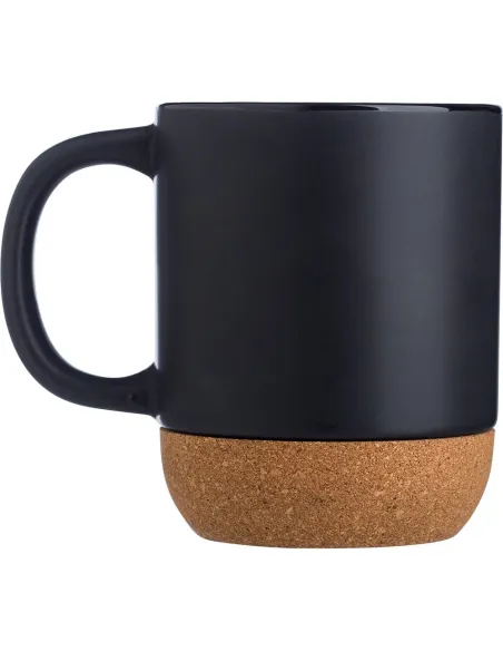 Kubek ceramiczny 300 ml z korkowym elementem-V6985