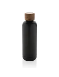 Butelka termiczna 500 ml Wood, stal nierdzewna z recyklingu-P435.53