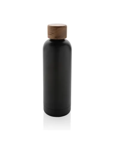 Butelka termiczna 500 ml Wood, stal nierdzewna z recyklingu-P435.53