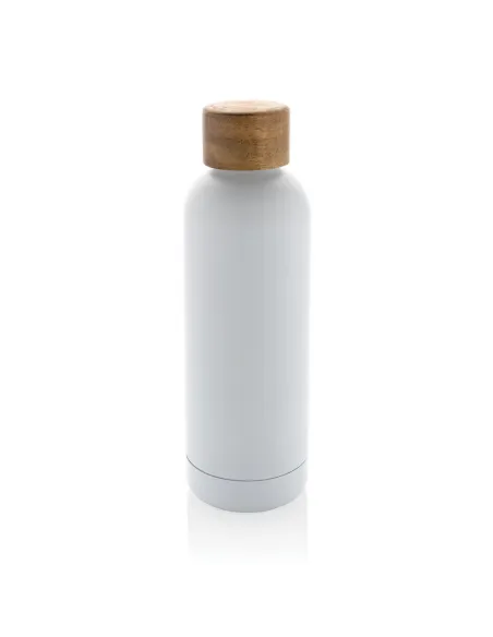Butelka termiczna 500 ml Wood, stal nierdzewna z recyklingu-P435.53