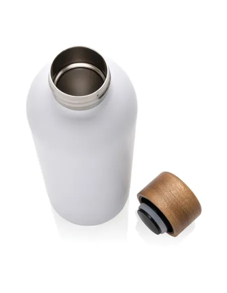 Butelka termiczna 500 ml Wood, stal nierdzewna z recyklingu-P435.53