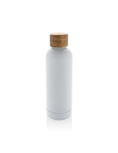 Butelka termiczna 500 ml Wood, stal nierdzewna z recyklingu-P435.53