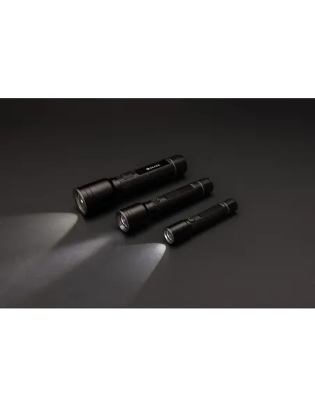 Kieszonkowa latarka Gear X, ładowana przez USB, aluminium z recyklingu-P513.90