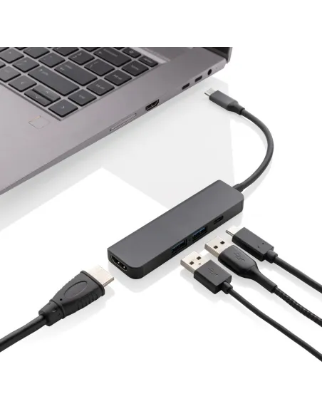 Hub USB 3.0 i USB typu C Terra, wejście HDMI 4K, RABS-P308.65