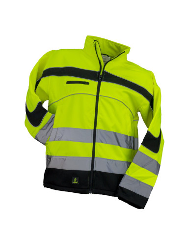 URGENT KURTKA SOFTSHELL OSTRZEGAWCZA YELLOW