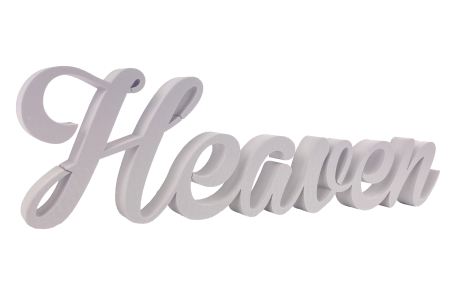 Niemalowane Litery 3D ze Styroduru