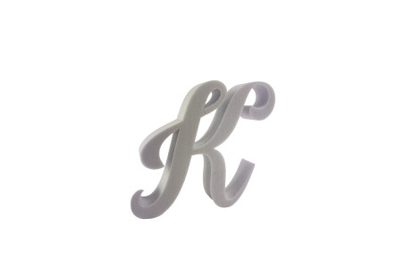 Niemalowane Litery 3D ze Styroduru