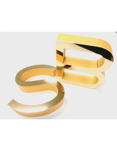 Złote i Srebrne Litery 3D ze Styroduru