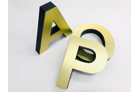 Złote i Srebrne Litery 3D ze Styroduru