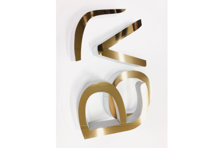 Złote i Srebrne Litery 3D ze Styroduru