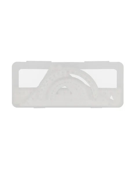 Zestaw szkolny, linijki, 2 ekierki i kątomierz | Kaulana-VA054