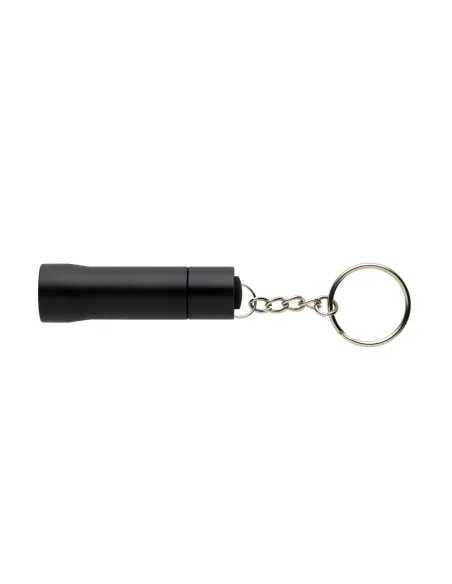 Brelok do kluczy z aluminium z recyklingu, latarka Flash-P514.04