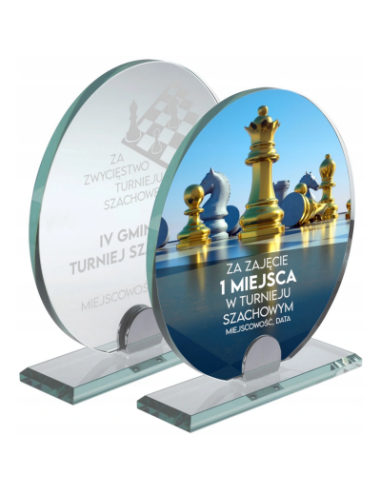 STATUETKA SZKLANA PREMIO RODA - GRAWER, UV