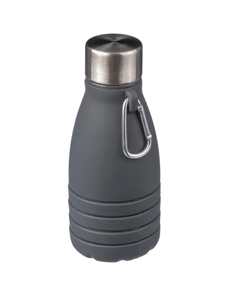 Składana butelka sportowa 550 ml z karabińczykiem-VA459