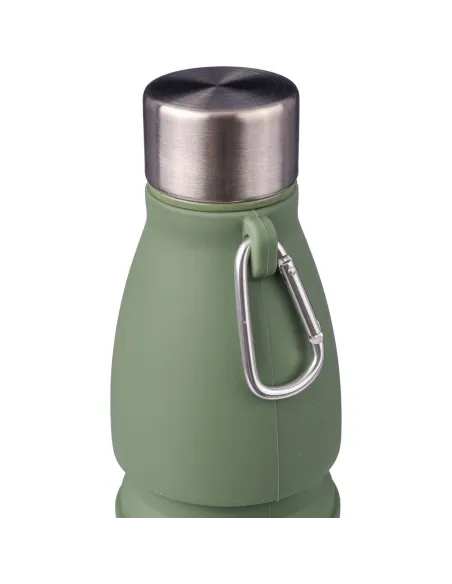 Składana butelka sportowa 550 ml z karabińczykiem-VA459