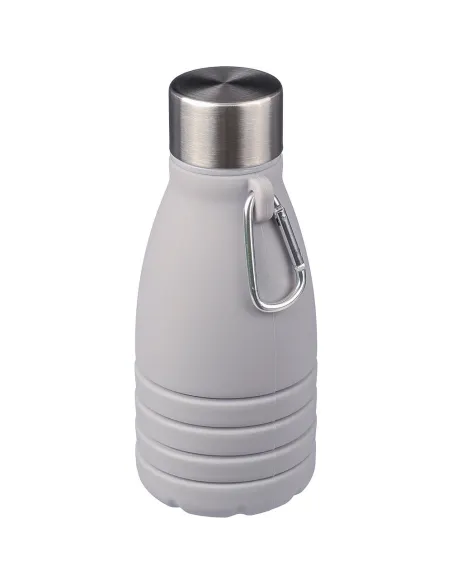 Składana butelka sportowa 550 ml z karabińczykiem-VA459