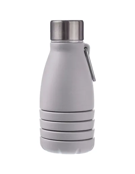 Składana butelka sportowa 550 ml z karabińczykiem-VA459