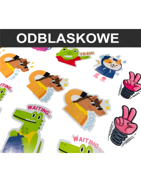 Naklejki Odblaskowe - Na Rower, Samochód, Ubrania