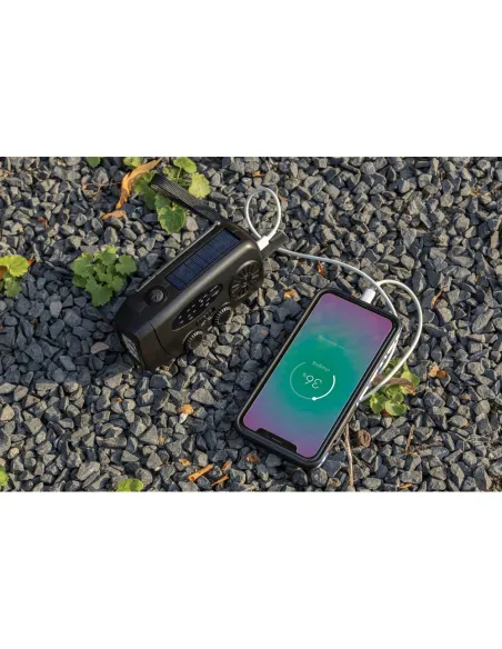 Radio survivalowe AM/FM, power bank 1800 mAh, latarka RescueWave-P326.43