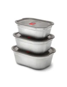 Zestaw pudełek śniadaniowych 3 el. Black+Blum-P439.21