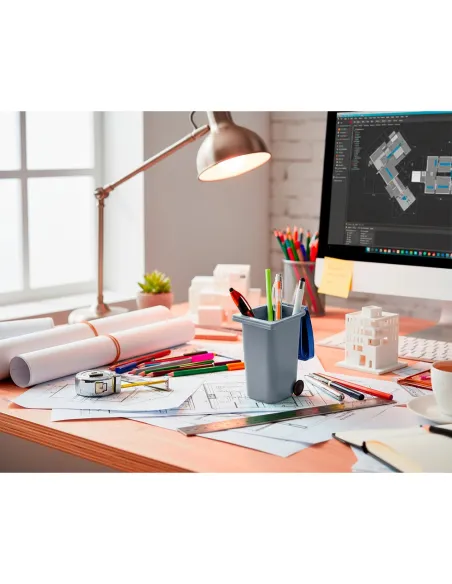 Pojemnik na przybory do pisania „kontener na śmieci” | Erco-VA079