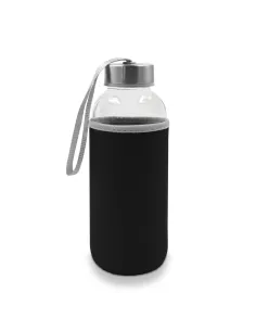 Szklana butelka 420 ml w pokrowcu | Bob-V0462