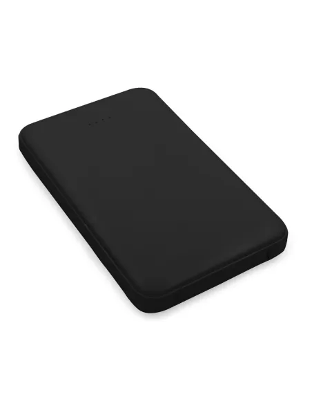 Power bank 5000 mAh ze zintegrowanymi kablami, adapter w komplecie | Presley-V0905